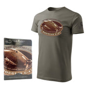 Camiseta Douglas C-47 SKYTRAIN gris verdoso con motivo del avión