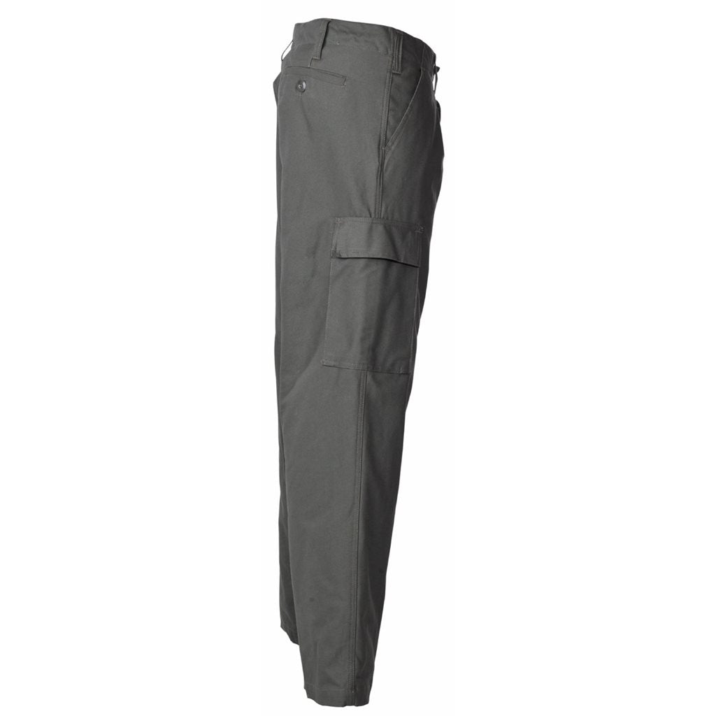 Pantalones BW moleskin forrados verdes, corte Bundeswehr, 100% algodón