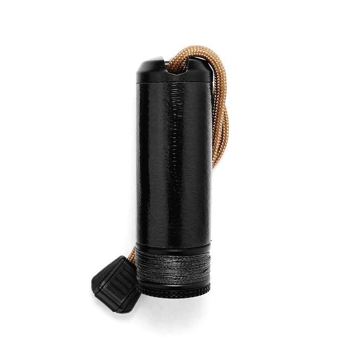 Set de costura RIPSPOOL™ negro con aguja metálica, cinta adhesiva y cordón universal