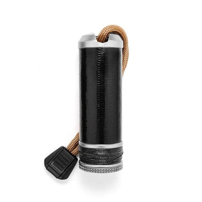 Set de costura RIPSPOOL™ negro con aguja metálica, cinta adhesiva y cordón universal