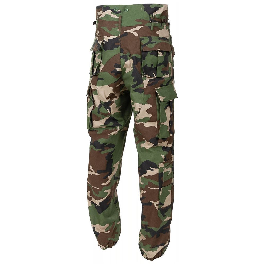 Pantalones de campo eslovacos vz.97 con cintura elevada y múltiples bolsillos