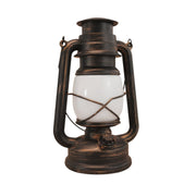 Lámpara petroleo a pilas 3xAA LED retro, estilo clásico, altura 24 cm