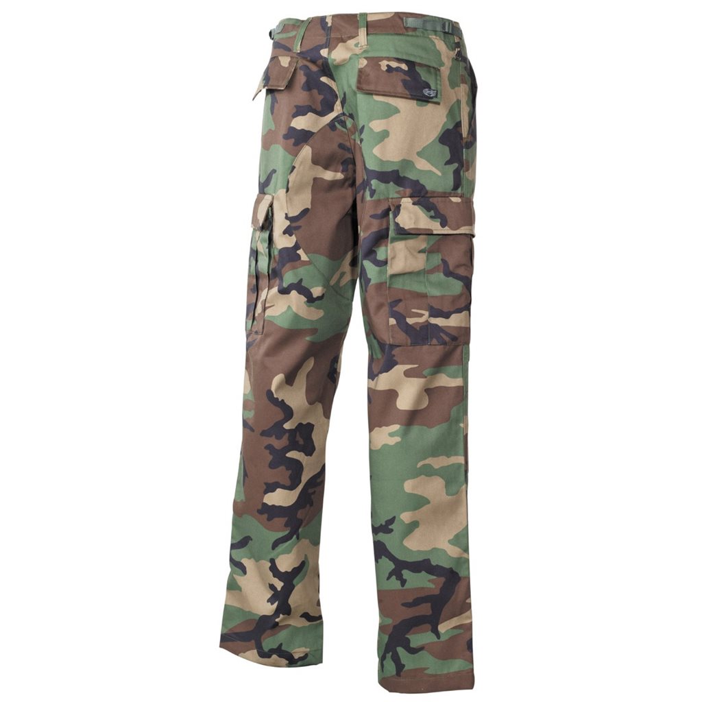 Pantalones BDU estilo US WOODAND, 65% poliéster 35% algodón, acabado cosido