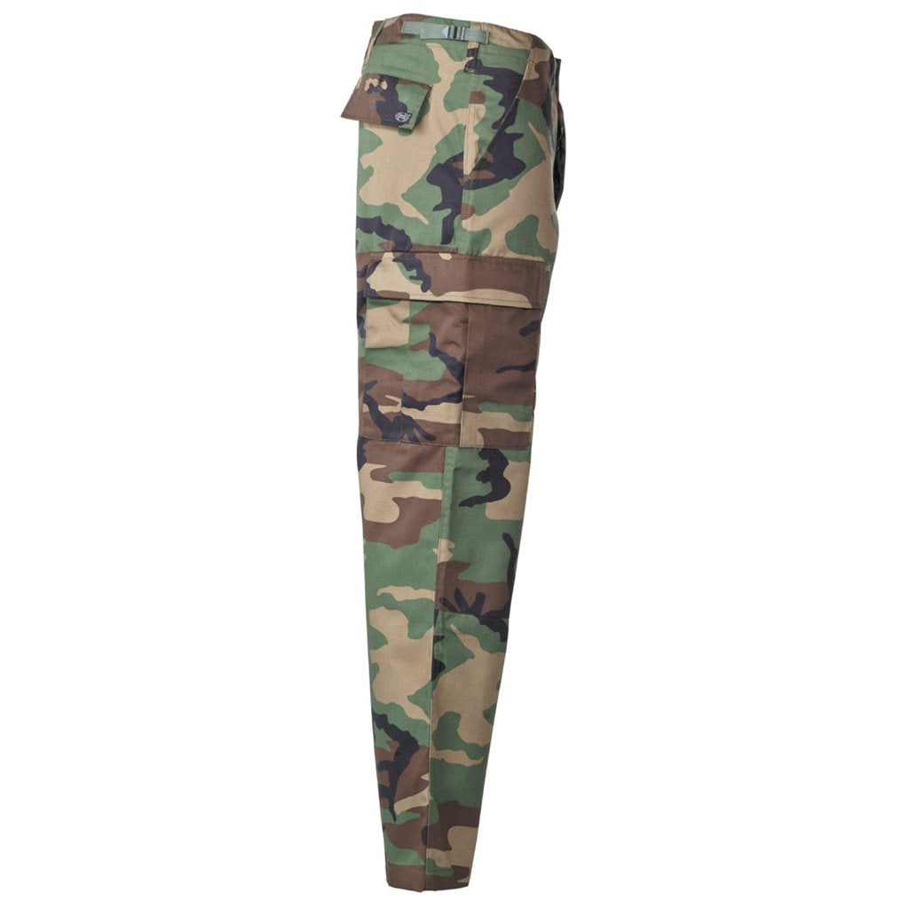 Pantalones BDU estilo US WOODAND, 65% poliéster 35% algodón, acabado cosido