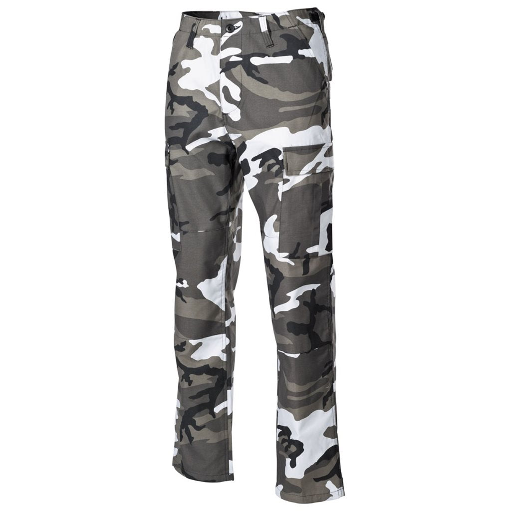 Pantalones corte BDU estilo US METRO-URBAN, 65% poliéster 35% algodón