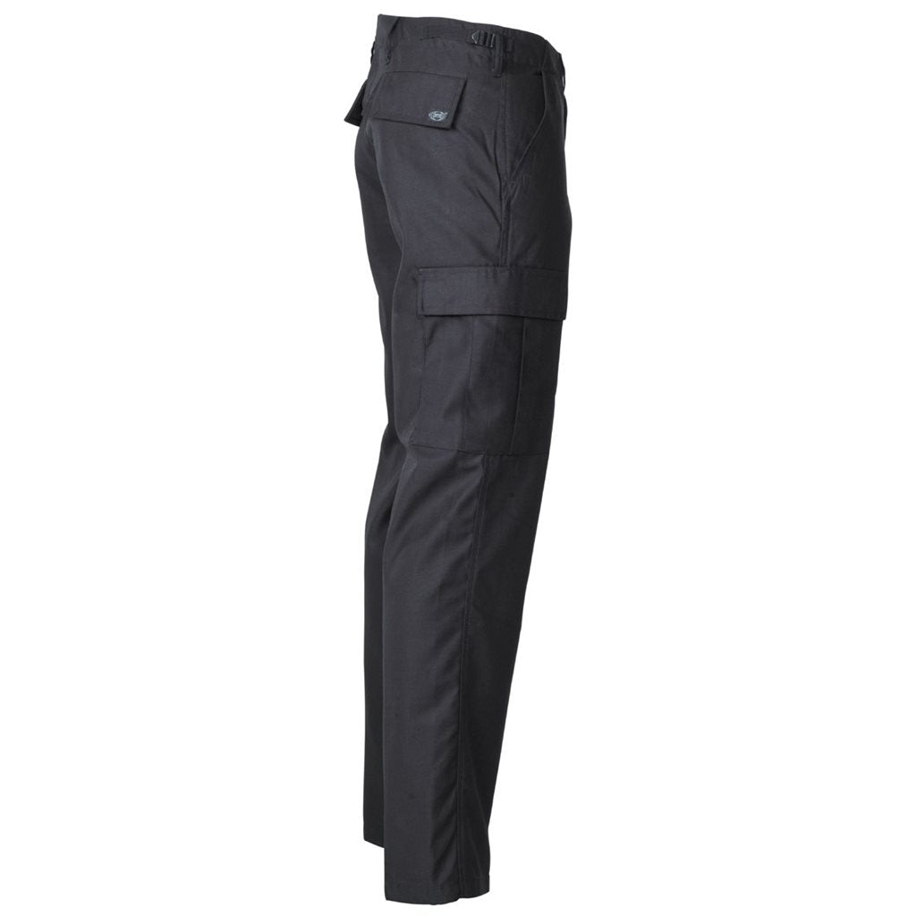 Pantalones BDU negros estilo US, 65% poliéster 35% algodón