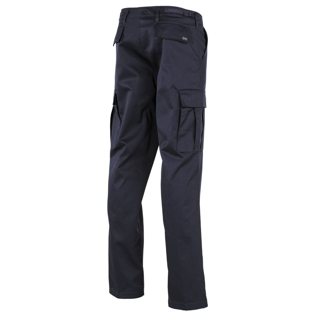 Pantalones BDU US azules, corte clásico, 65% poliéster 35% algodon