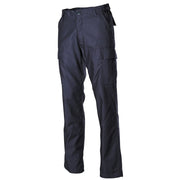 Pantalones BDU US azules, corte clásico, 65% poliéster 35% algodon