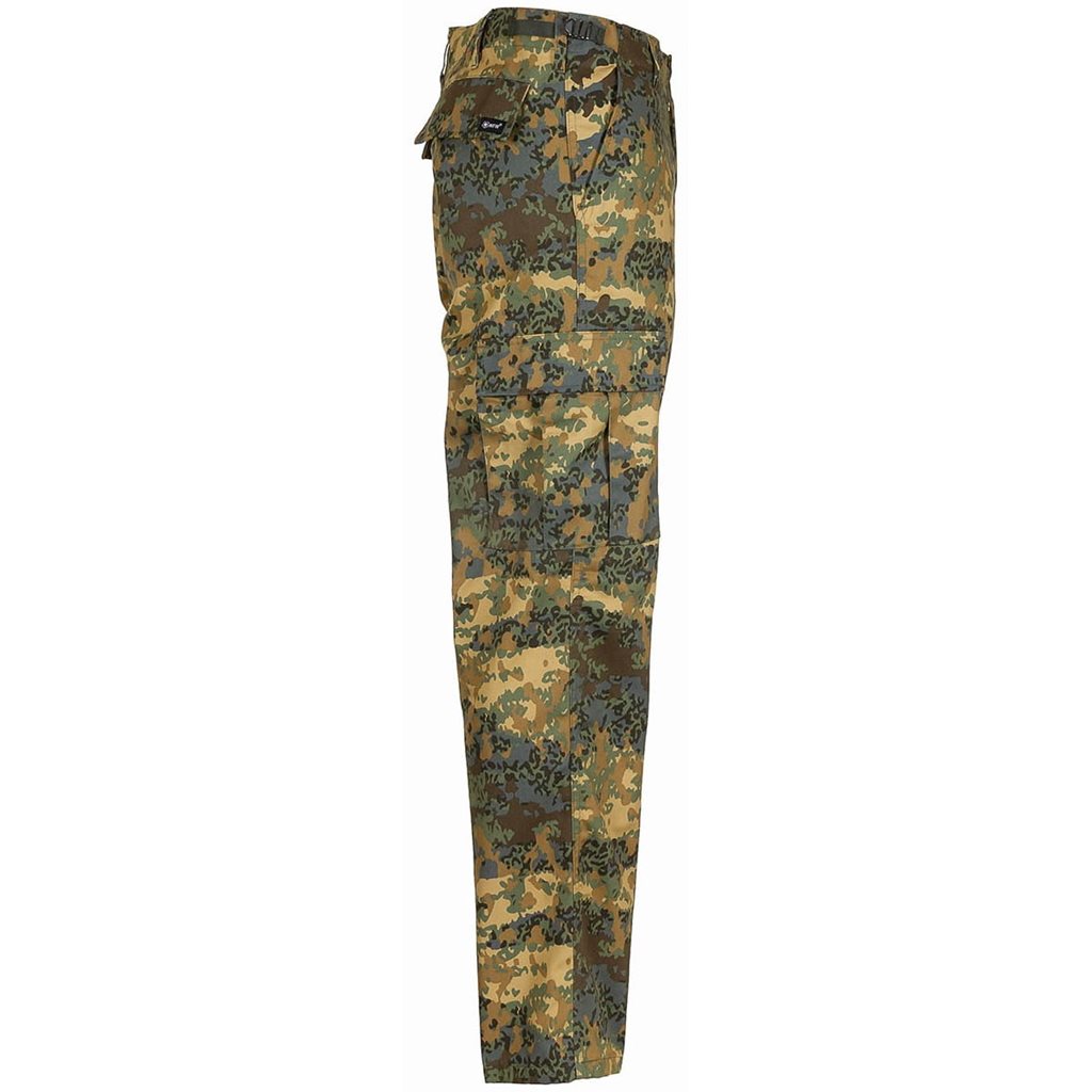 Pantalones corte BDU camuflaje austríaco 03 Tarnanzug, 65% poliéster 35% algodón