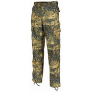 Pantalones corte BDU camuflaje austríaco 03 Tarnanzug, 65% poliéster 35% algodón