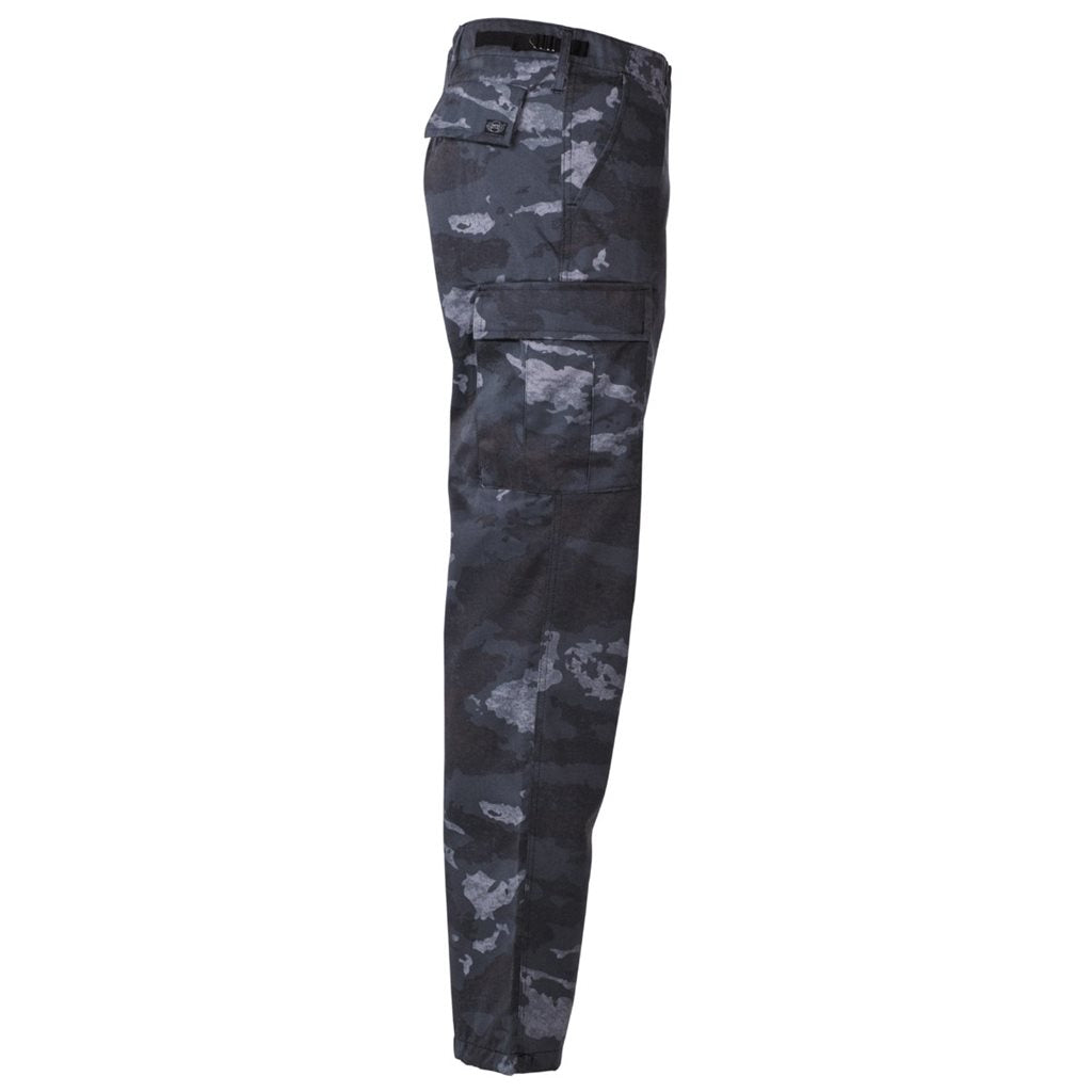 Pantalones corte BDU US en camuflaje HDT, 65% poliéster 35% algodón