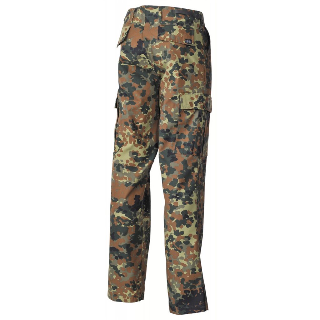 Pantalones BDU FLECKTARN, corte clásico US, 65% poliéster 35% algodón