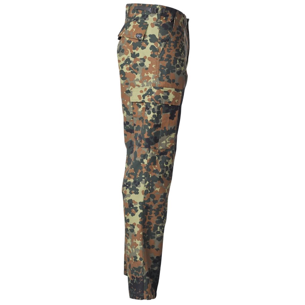 Pantalones BDU FLECKTARN, corte clásico US, 65% poliéster 35% algodón