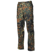 Pantalones BDU FLECKTARN, corte clásico US, 65% poliéster 35% algodón