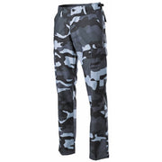 Pantalones BDU SKY BUE CAMO, corte clásico, 65% poliéster 35% algodón