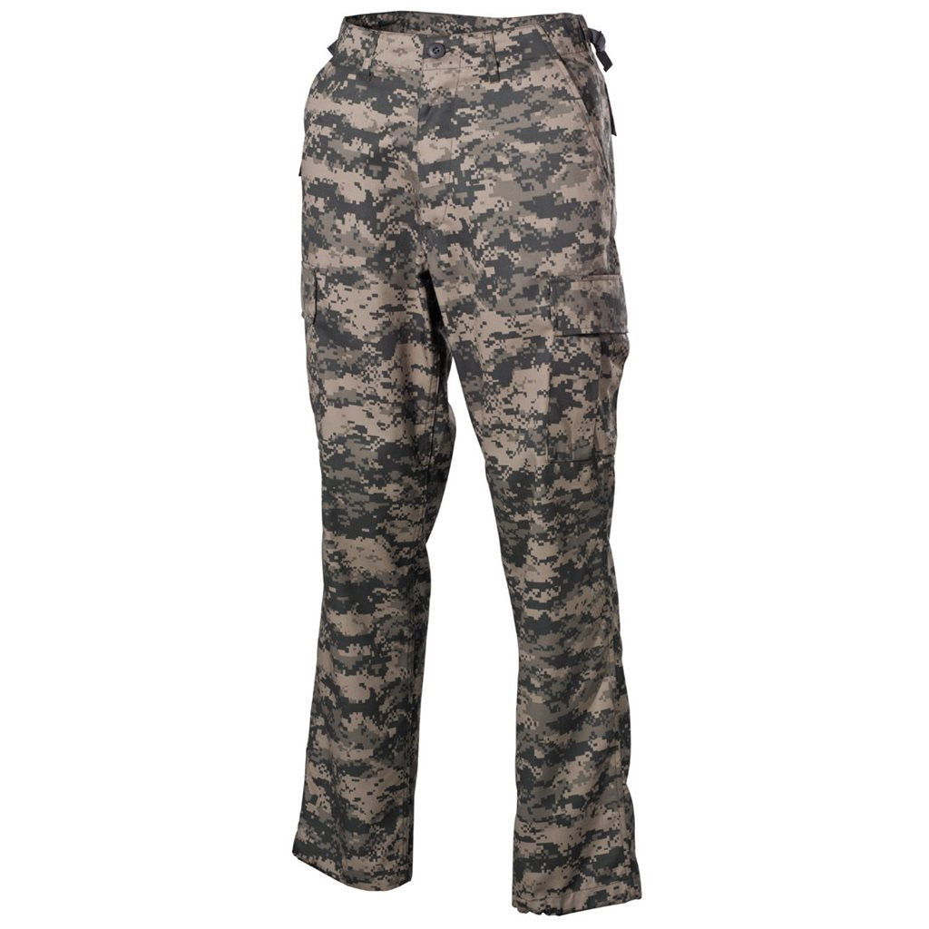 Pantalones BDU estilo US AT-DIGITAL en camuflaje, 65% poliéster 35% algodon