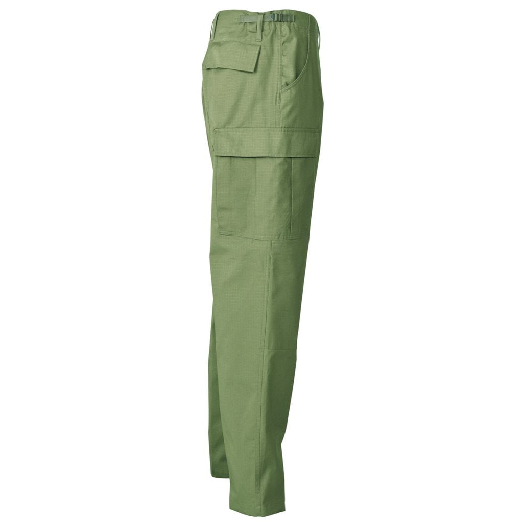 Pantalones BDU rip-stop verdes estilo US, 100% algodón