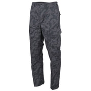Pantalones BDU rip-stop NIGHTCAMO 100% algodón, corte clásico BDU