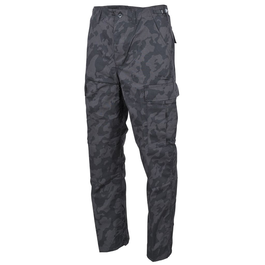 Pantalones BDU rip-stop NIGHTCAMO 100% algodón, corte clásico BDU