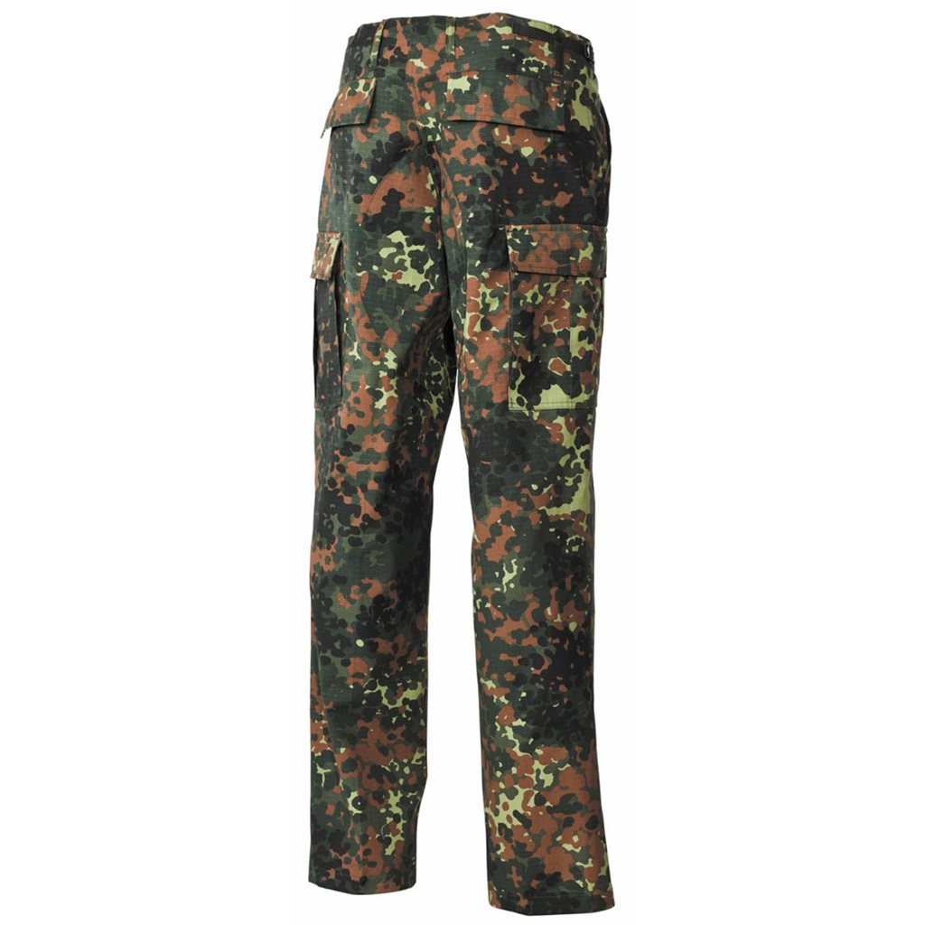 Pantalones corte BDU rip-stop FLECKTARN, 100% algodón