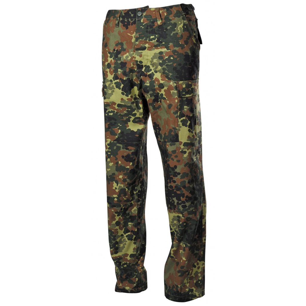 Pantalones corte BDU rip-stop FLECKTARN, 100% algodón