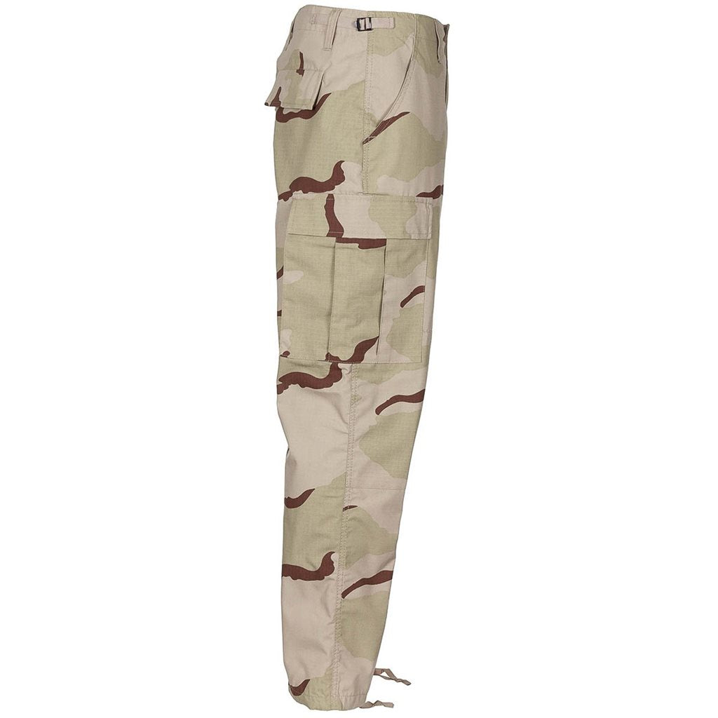 Pantalones BDU corte US en tejido rip-stop 100% algodon