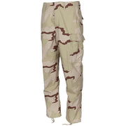 Pantalones BDU corte US en tejido rip-stop 100% algodon