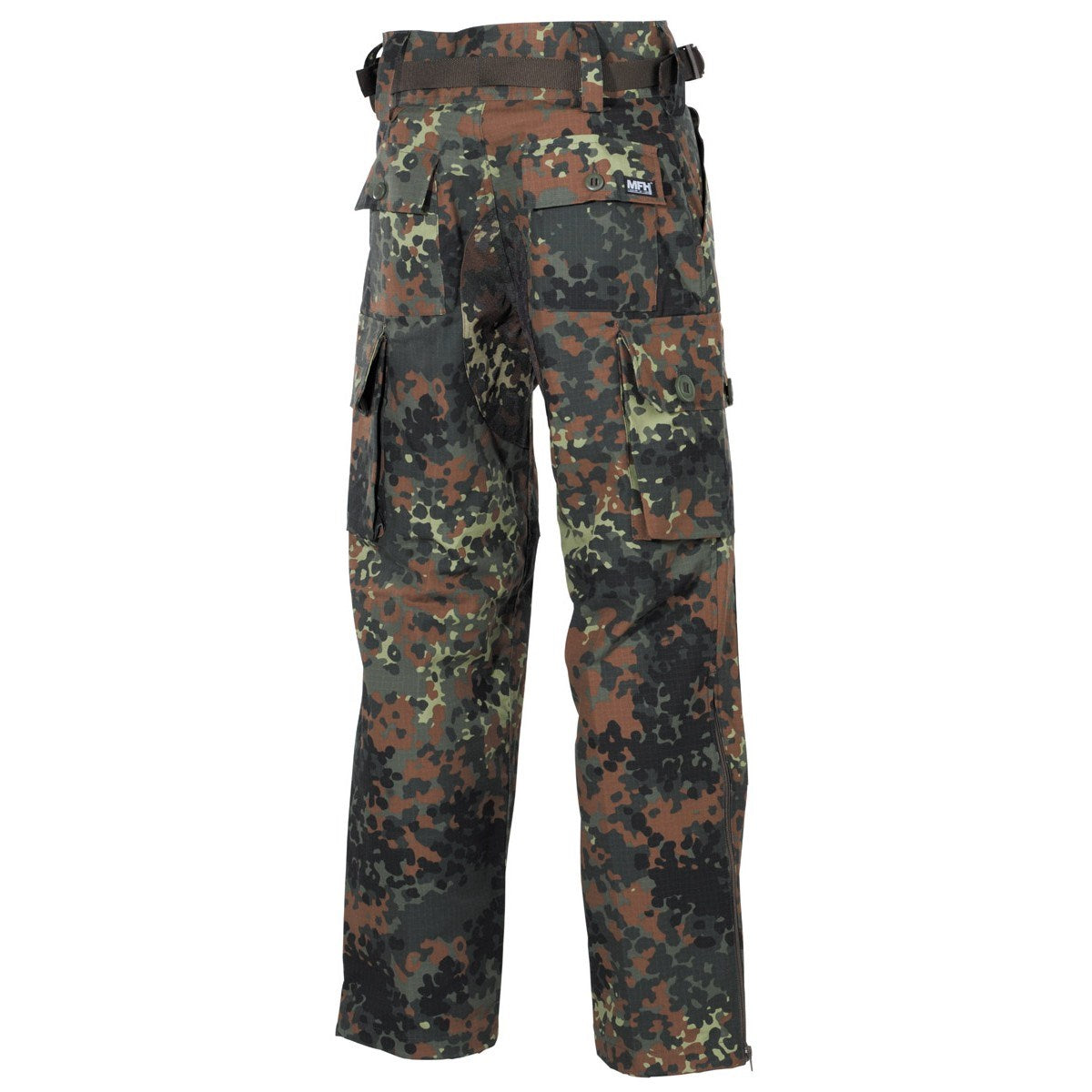 Pantalones tácticos MFH COMMANDO SMOCK Flecktarn con rodilleras extraíbles