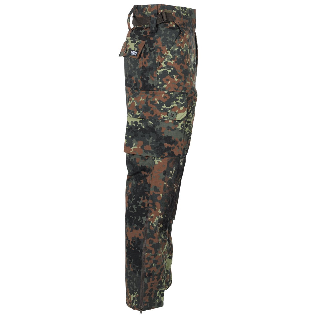 Pantalones tácticos MFH COMMANDO SMOCK Flecktarn con rodilleras extraíbles