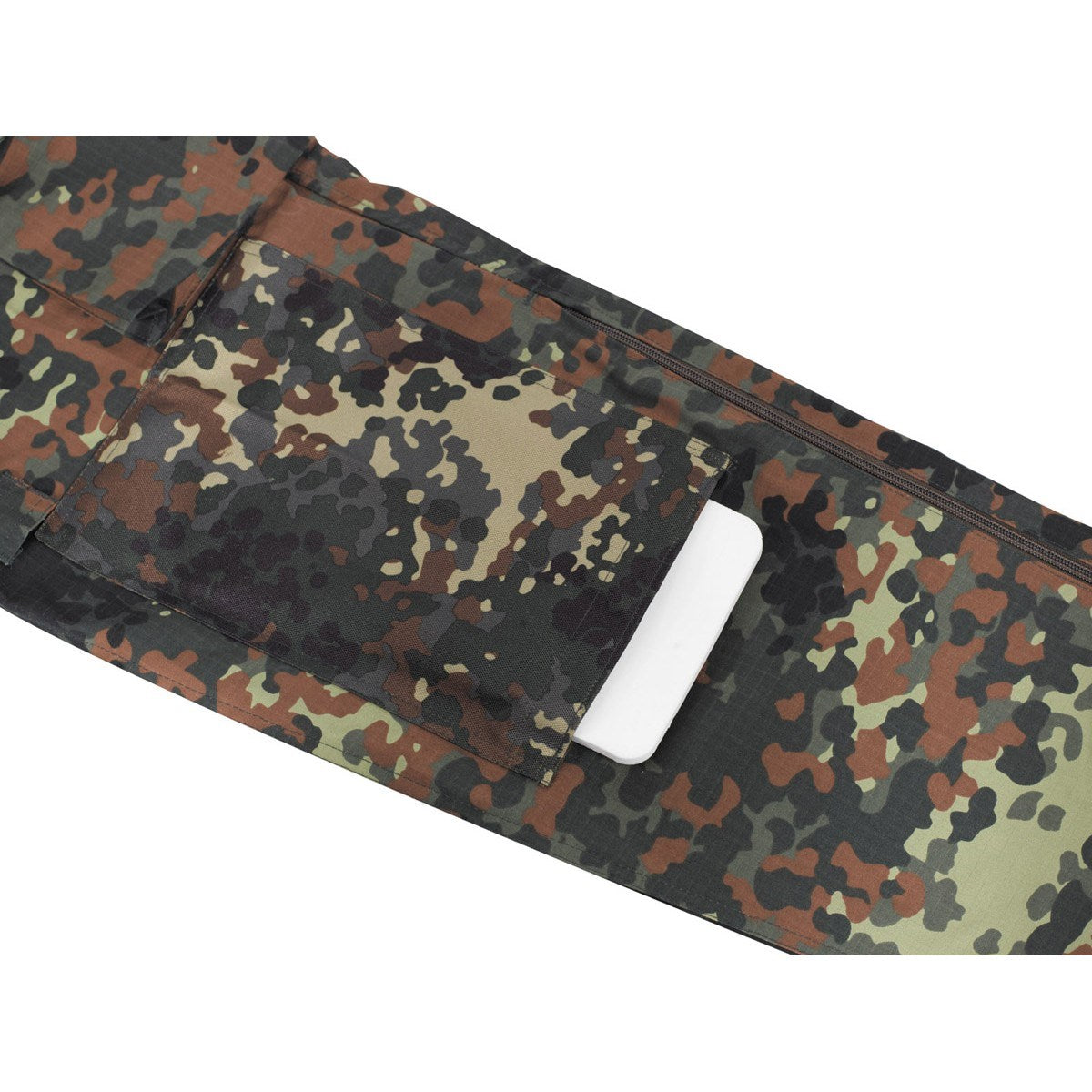 Pantalones tácticos MFH COMMANDO SMOCK Flecktarn con rodilleras extraíbles