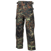 Pantalones tácticos MFH COMMANDO SMOCK Flecktarn con rodilleras extraíbles