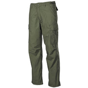 Pantalones US Vietnam verdes 100% algodón rip-stop