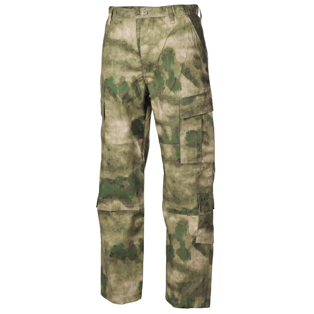 Pantalones militares ACU rip-stop camuflaje HDT FG 100% algodon