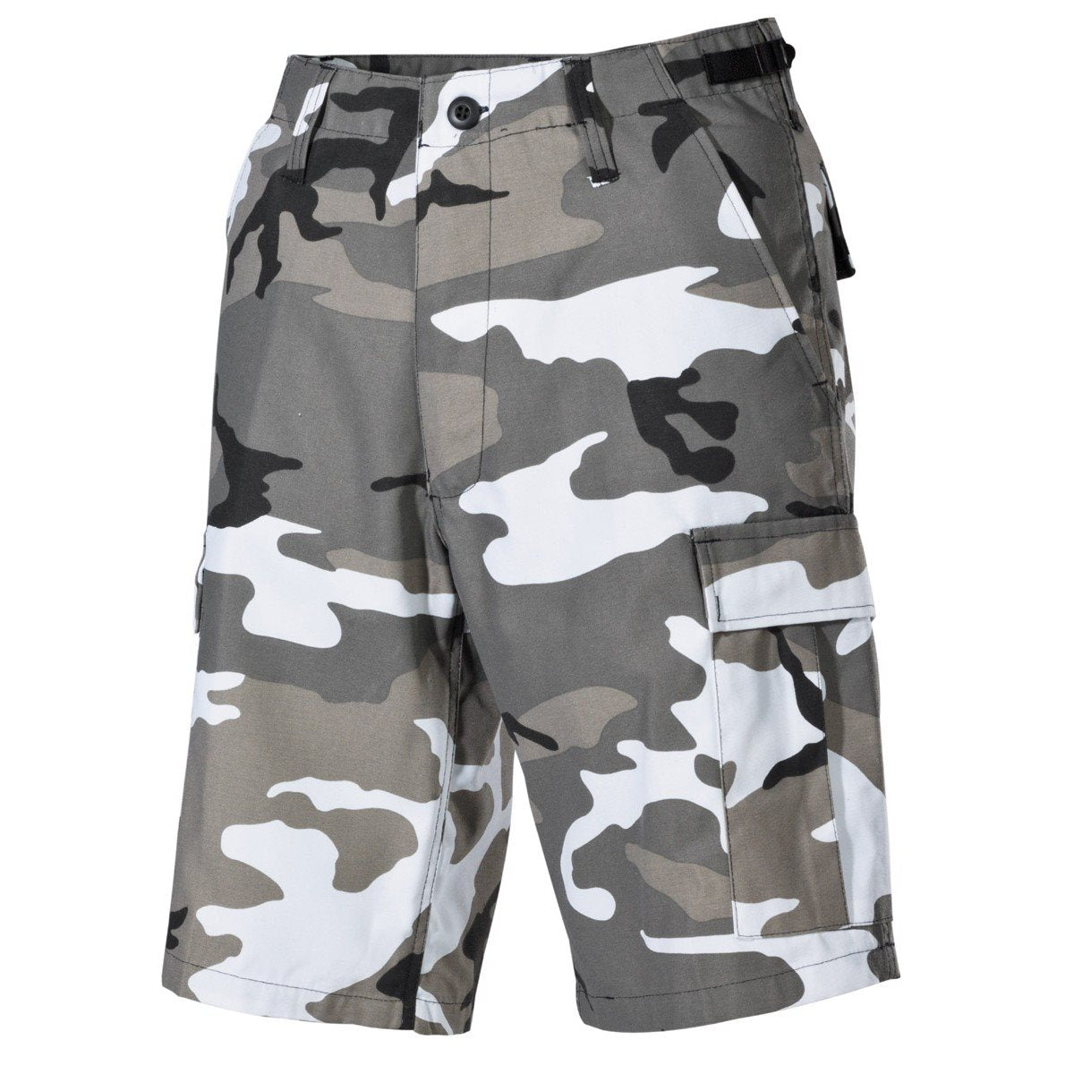 Pantalones cortos estilo BDU US METRO - URBAN con bolsillos laterales, 65% poliéster 35% algodón