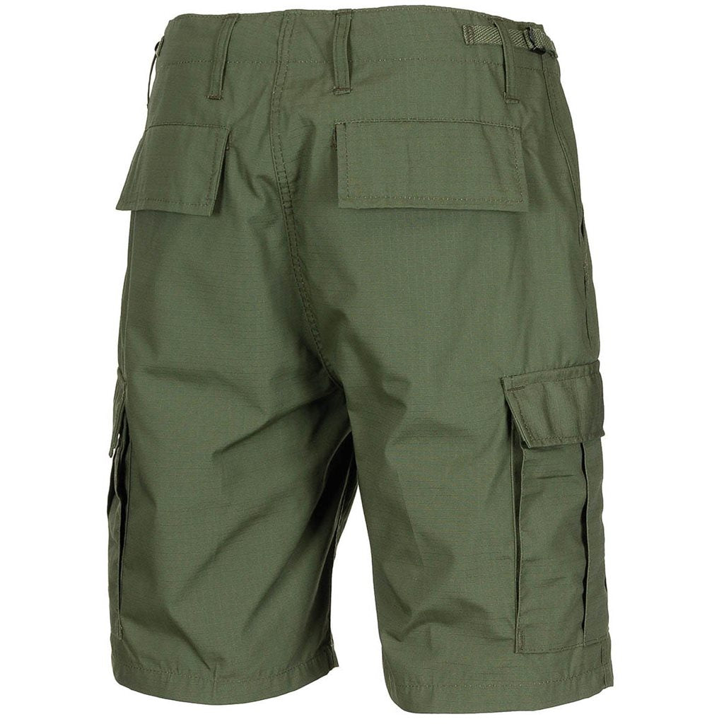 Pantalones cortos estilo BDU corte US rip-stop 100% algodón