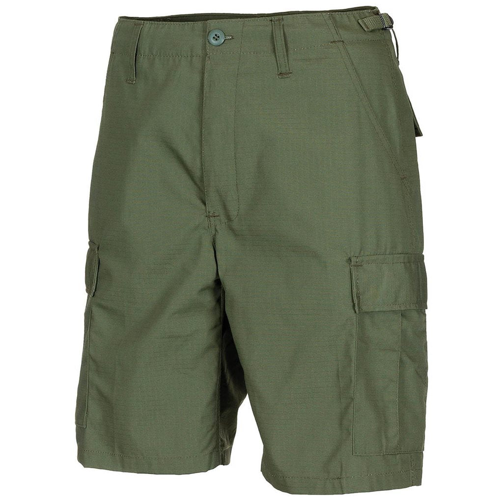 Pantalones cortos estilo BDU corte US rip-stop 100% algodón