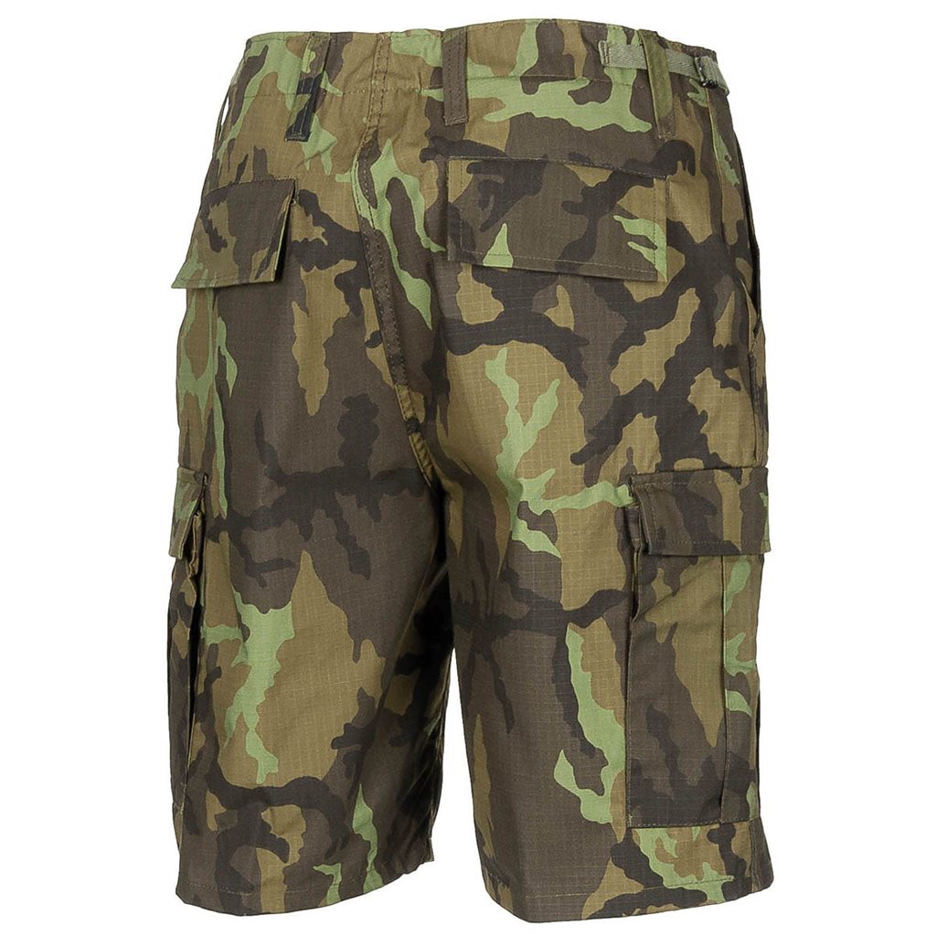 Pantalones cortos estilo BDU CZ 95 en tejido rip-stop 100% algodón