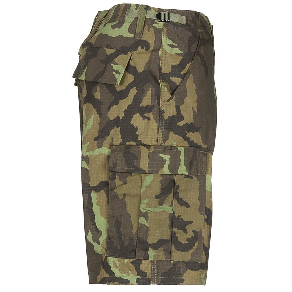 Pantalones cortos estilo BDU CZ 95 en tejido rip-stop 100% algodón
