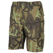 Pantalones cortos estilo BDU CZ 95 en tejido rip-stop 100% algodón