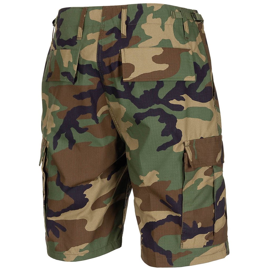 Pantalones cortos estilo BDU rip-stop WOODAND, 100% algodón