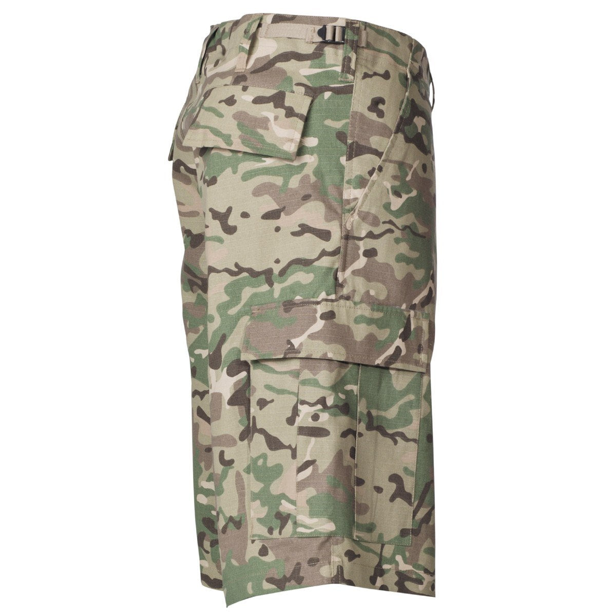 Pantalones cortos BDU estilo US en rip-stop 100% algodón — vista del producto