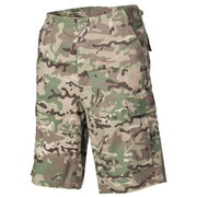 Pantalones cortos BDU estilo US en rip-stop 100% algodón — vista del producto