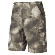 Pantalones cortos estilo BDU rip-stop 100% algodon en patrón HDT CAO