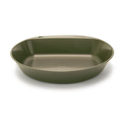 Plato hondo WILDO CAMPER verde de polipropileno 15,5 cm, sin BPA, apto para lavavajillas