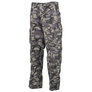 Pantalones VINTAGE DEFENSE PURE TRASH, 8 bolsillos, cierre cremallera y botón, presillas para cinturón 55 mm