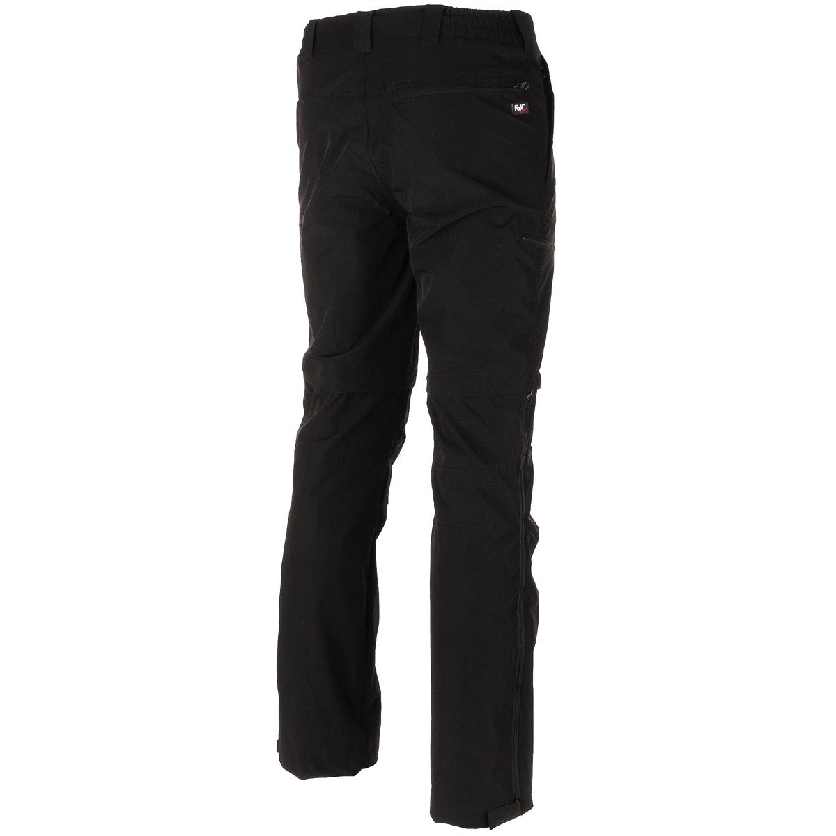Pantalones trekking RACHEL negros convertibles con perneras desmontables
