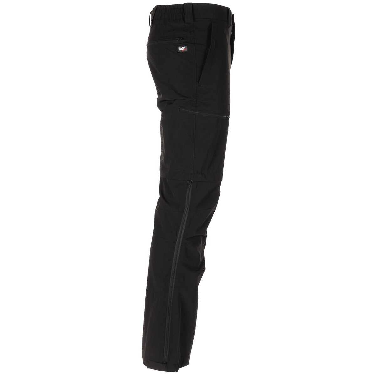 Pantalones trekking RACHEL negros convertibles con perneras desmontables