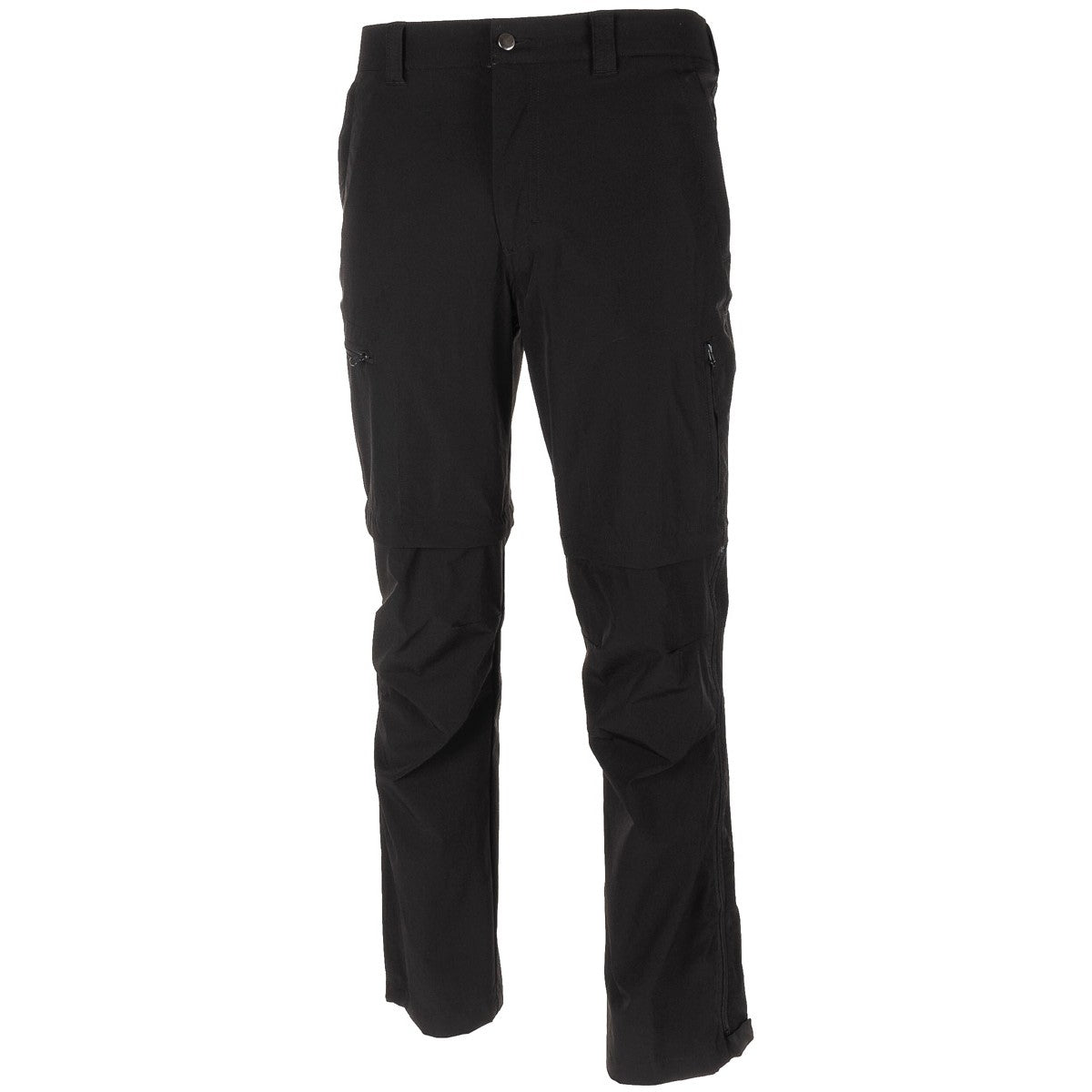 Pantalones trekking RACHEL negros convertibles con perneras desmontables
