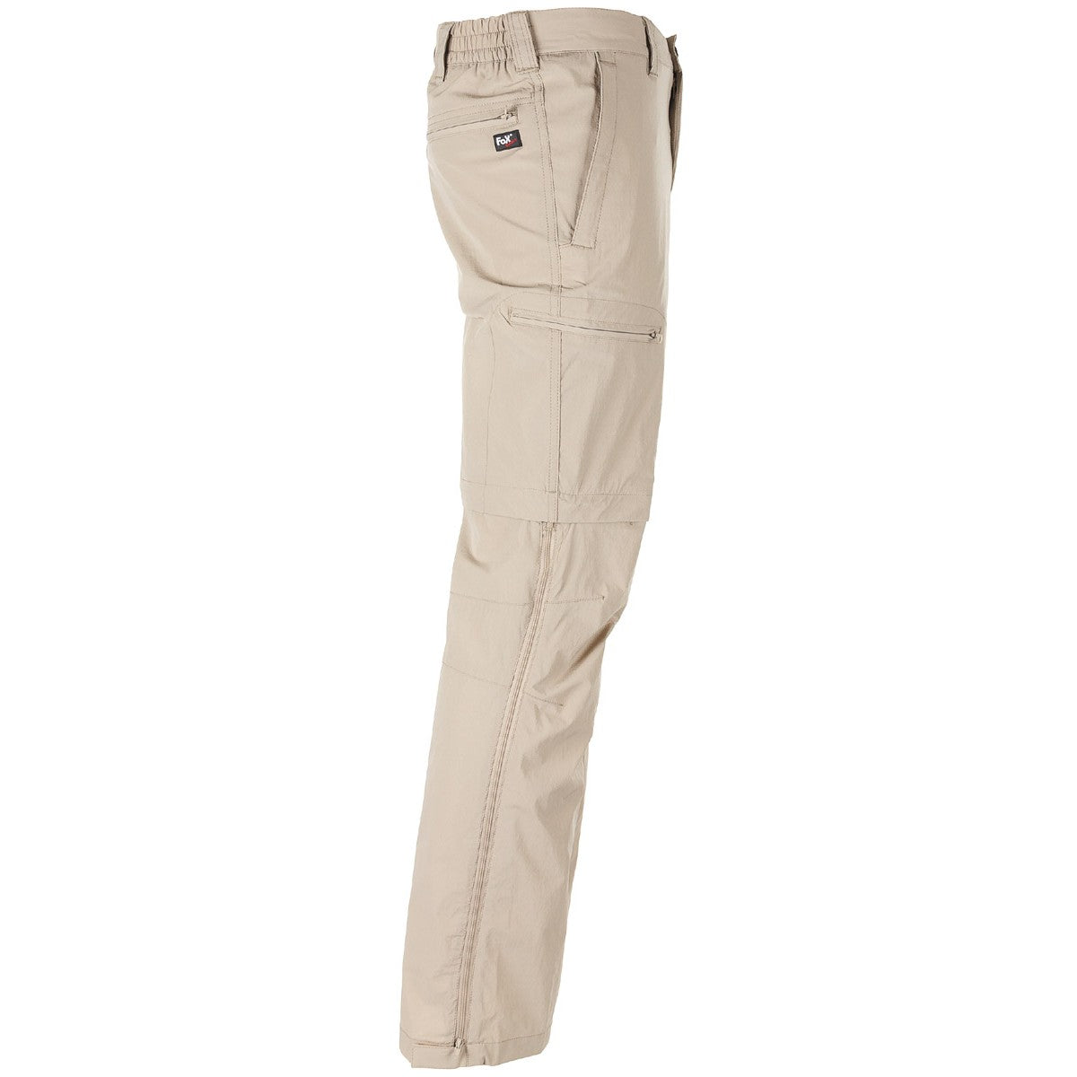 Pantalones trekking RACHE desmontables color arena, secado rapido y convertibles en shorts