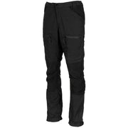 Pantalones EXPEDITION outdoor negros con paneles elásticos en rodillas y caderas